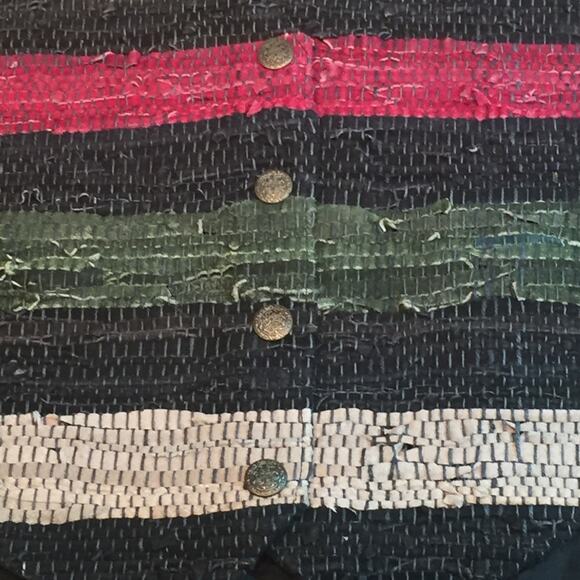 Katch Me Retro BoHo Biker NWT Vintage Cowboy Western Suede Leather Vest L F - Picture 6 of 8